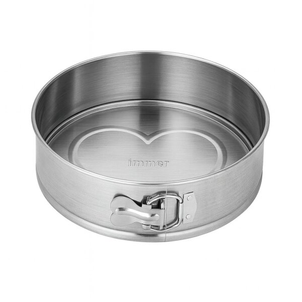 Springform Edelstahl Backform unbeschichtet PFAS-frei 25 cm
