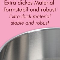 Springform Edelstahl Backform unbeschichtet PFAS-frei 25 cm