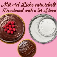 Set mit 2 Springformen aus Edelstahl 18/10 – Ø 25 cm + 18 cm