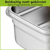 Fiambrera Premium EasyLock de acero inoxidable 800 ml