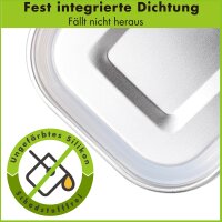 Premium Edelstahl Brotdose EasyLock 1200 ml