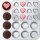 Stainless Steel Muffin Pan 2-Piece Set – Classic & Heart-Shaped