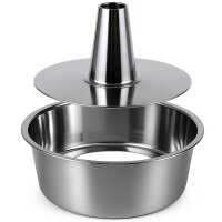 Edelstahl Gugelhupf-und Engelskuchenform 26 cm