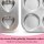 Set di teglie per muffin in acciaio inox, classiche e a forma di cuore