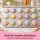 Set di teglie per muffin in acciaio inox, classiche e a forma di cuore