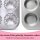 Set di teglie per muffin in acciaio inox, classiche e a forma di cuore