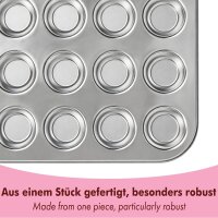 Edelstahl Muffinform 24er Mini-Muffins