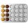 Edelstahl Muffinform 24er Mini-Muffins